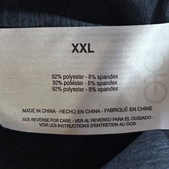 G.H. Bass & Co. Performance Polo Shirt Dark Blue XXL NWT Quick Dry UPF 50 - Picture 8 of 8